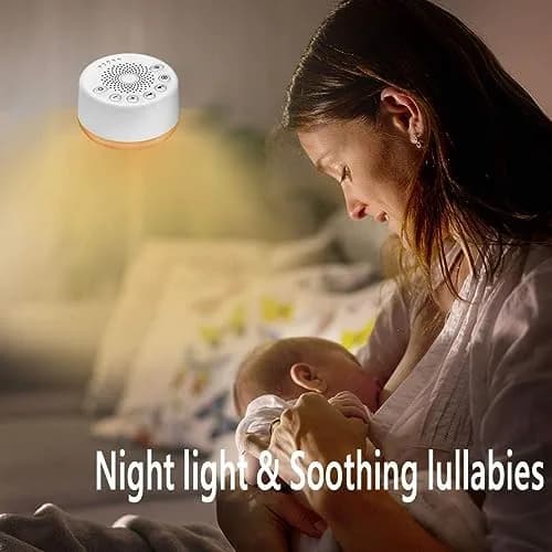Easysleep White Noise Machine with 25 Sounds & Night Light | Compact & Portable for Sleep Relaxation thumbnail 3