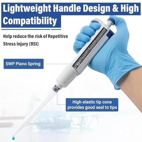 PRECIPETTE 1-10 mL Single Channel Micropipette | Calibrated to ISO8655 for Lab Accuracy thumbnail 3