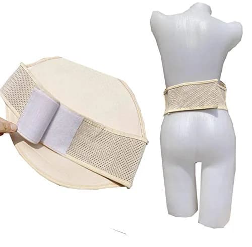 BIMEI Fake Pregnant Belly Pad 1-5 Months (Black) | Realistic Sponge Prop for Stage & Screen thumbnail 5
