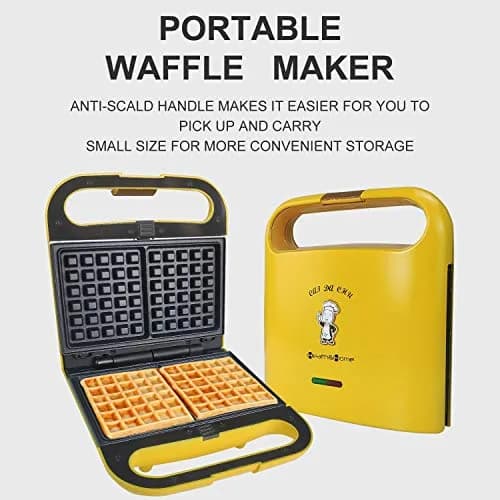 Health and Home 3 Interchangeable Baking Plates for Doughnut & Waffle Maker | Non-Stick, 1200W, Easy Clean, Compact Storage thumbnail 7