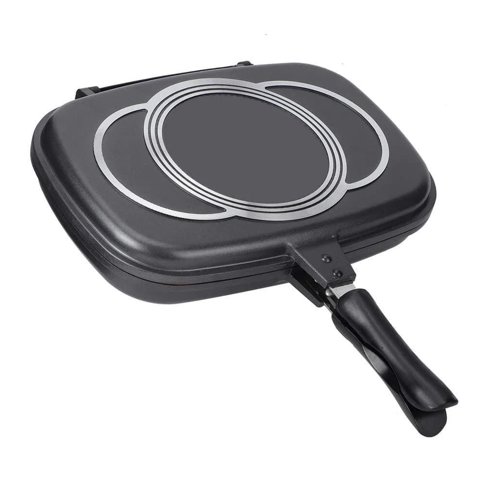 FastUU Double-Sided Pressure Frying Pan 46cm (18.1in) | Seals Food for Healthier Cooking - main product image