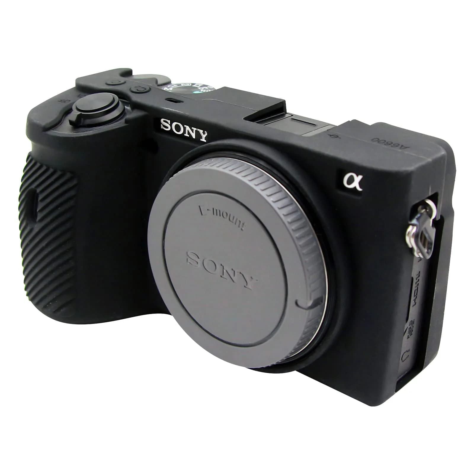 Easy Hood Silicone Camera Case for Sony A6600 Alpha 6600 ILCE-6600 Black | Compact & Durable - main product image