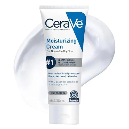 CeraVe Moisturizing Cream Face Body Moisturizer 237ml (8 Fl Oz) | Dermatologist-Developed Hydration thumbnail 1
