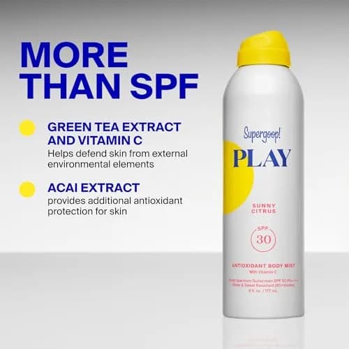 Supergoop! PLAY Antioxidant Body Mist SPF 50 PA++++ 89ml (3 fl oz) | Broad Spectrum Sunscreen Spray for Active Days thumbnail 7