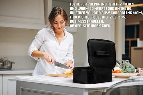 Zento Deals Heating Lunch Box – 12V Portable Mini Electric Warmer for Car Food | Compact, Lightweight & Safe thumbnail 7
