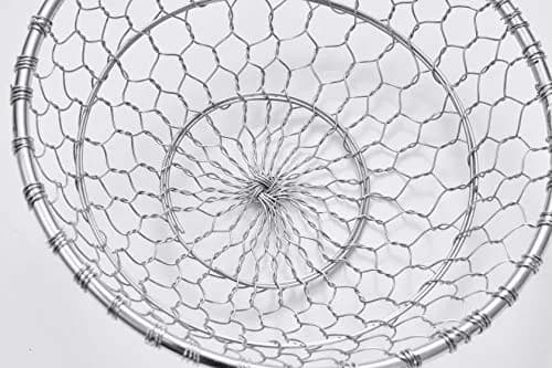 Letschef Stainless Steel Spider Strainer 15cm (6-Inch) | Handmade Asian Kitchen Skimmer Basket thumbnail 3