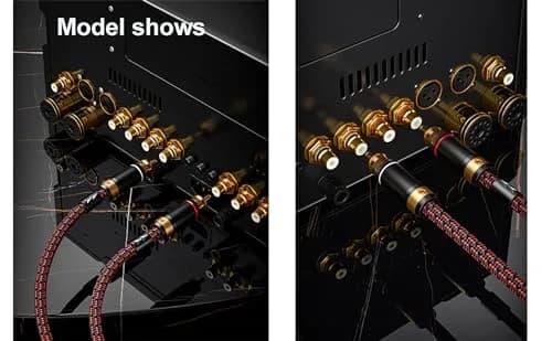 Primeda Audiophile 2RCA to 2RCA Stereo Audio Cable 2.0 m (6 Feet) | Oxygen-Free Copper Core, Gold-Plated Connectors thumbnail 7