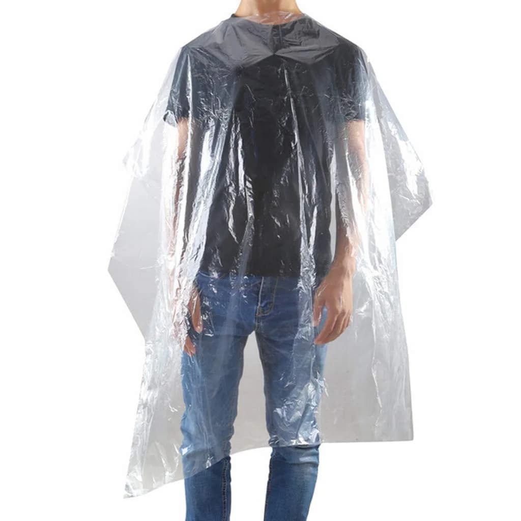 Wacece Disposable Hair Salon Capes Large 130x160cm (100 Count) | Waterproof & Lightweight for Hairdressing - main product image