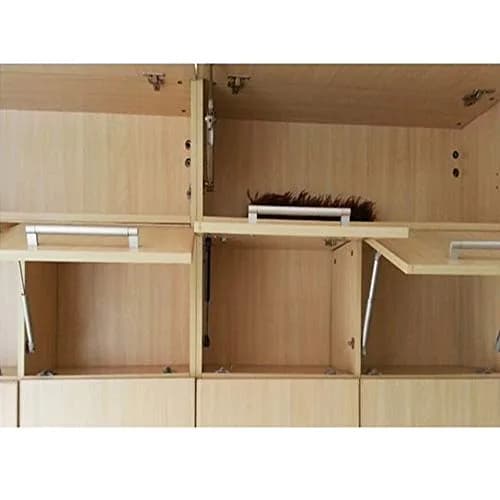 Hxchen Hydraulic Cabinet Hinges 10 Inch (250mm) 100N Soft Close Lid Support Rods | Pack of 4 thumbnail 7