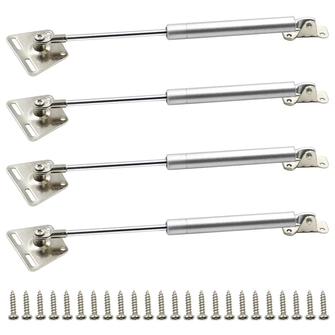 Hxchen Hydraulic Cabinet Hinges 10 Inch (250mm) 100N Soft Close Lid Support Rods | Pack of 4 - main product image