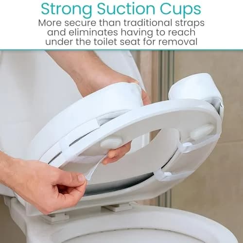 Vive Toilet Seat Cushion 2" Height (5.1 cm) - Soft Foam Padded for Standard & Elongated Seats thumbnail 9