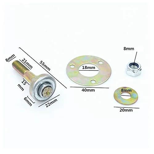 Acxico Metal Rocking Chair Bearing Connecting Piece 55mm | Durable Metal Fittings for Furniture (70-120 chars) thumbnail 2