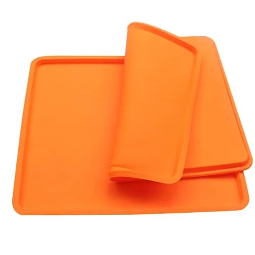 BAKER DEPOT Silicone Baking Mat 2 pcs | Nonstick Pastry & Cake Rug for Oven & Microwave thumbnail 1