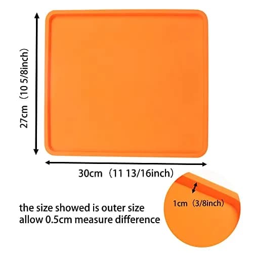 BAKER DEPOT Silicone Baking Mat 2 pcs | Nonstick Pastry & Cake Rug for Oven & Microwave thumbnail 2