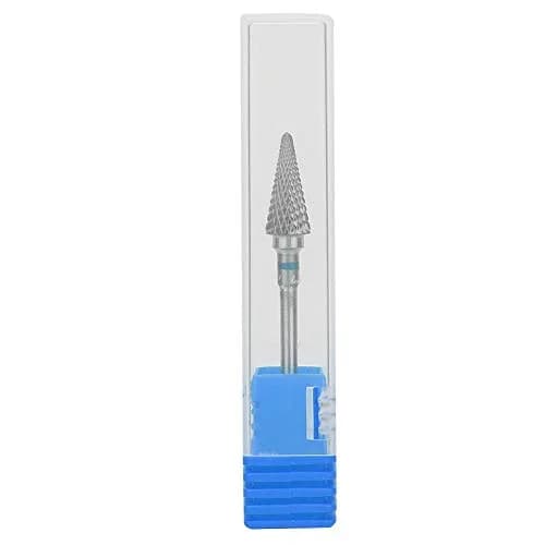 ZJchao Nail Drill Bits, 3/32'' (2.35mm) Tungsten Steel Nail Art Manicure Drill Bits, Electric Pedicure Head, Blue thumbnail 1