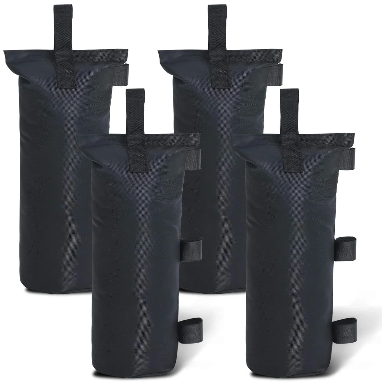 ABCCANOPY 100 LBS Canopy Weights Set of 4 | 45.36 kg (100 lb) Sand Bags for Gazebo Legs — Black