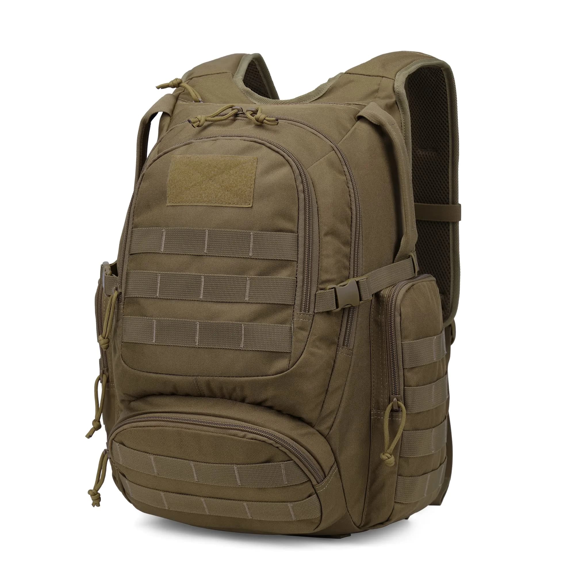 Mardingtop 25L Tactical Backpack Black | Military & Hiking Daypack with MOLLE — 6362a-khaki