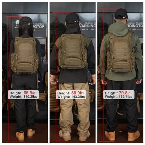 Mardingtop 25L Tactical Backpack Military Rucksack for Camping & Hiking | Water-Resistant, Expandable, Unisex thumbnail 6