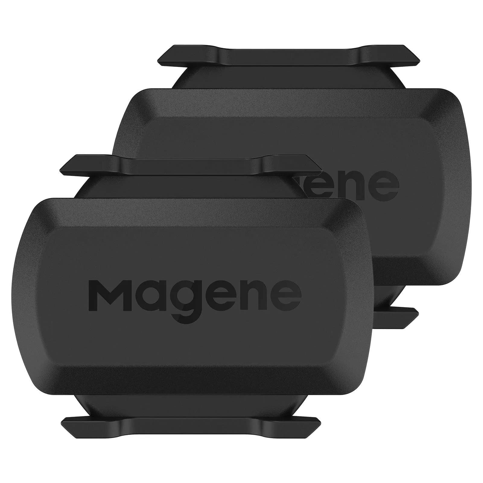 Magene S3+ Speed & Cadence Sensor | Wireless Bluetooth/ANT+ for Cycling Computers & Apps (Black) — Black