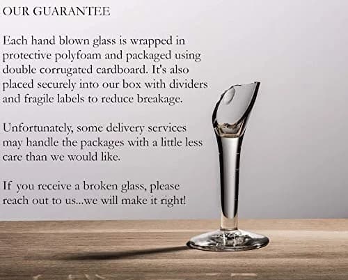 Dos Sueños Aqua Rim Margarita Glasses Set of 4 | Hand Blown Mexican Glassware thumbnail 6