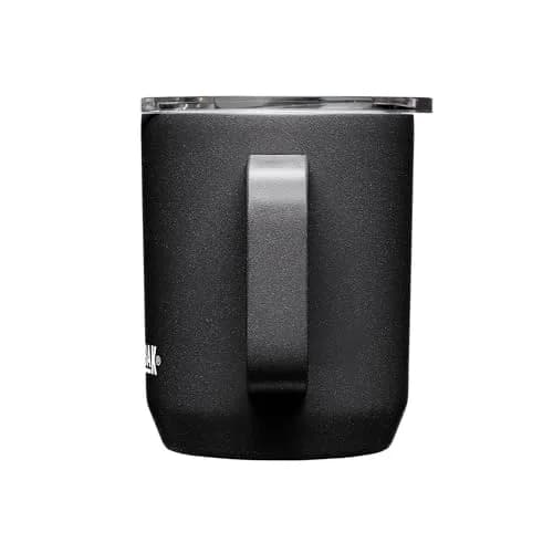 CamelBak Camp Mug Stainless Steel Drinkware 355ml (12oz), Black | Insulated for Hot & Cold Drinks thumbnail 4