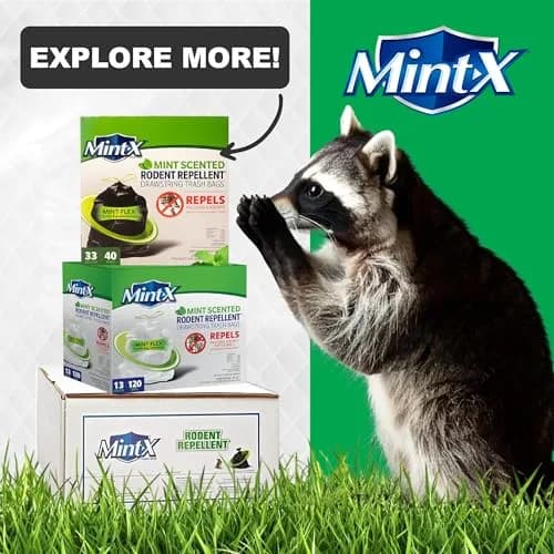 Mint-X MintFlex Rodent Repellent Trash Bags, 13 Gallon | Strong, Odor-Neutralizing, Humane Pest Deterrent thumbnail 6