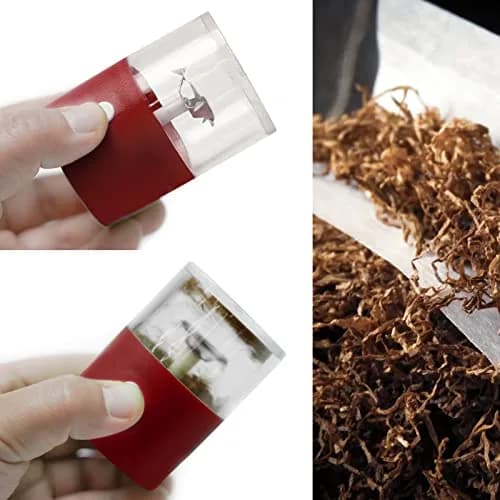 G Ganen Electrical Metal Aluminum Herb Tobacco Grinder 12.7 cm (5") Red | Fast Metal Sharp Spin Teeth thumbnail 5