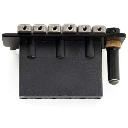 Musiclily Wilkinson WVS50IIK 52.5mm 2-Point Electric Guitar Tremolo Bridge, Black | Precision Steel Saddles & Full Assembly thumbnail 4