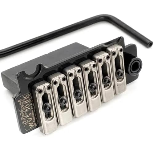 Musiclily Wilkinson WVS50IIK 52.5mm 2-Point Electric Guitar Tremolo Bridge, Black | Precision Steel Saddles & Full Assembly thumbnail 5