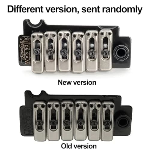 Musiclily Wilkinson WVS50IIK 52.5mm 2-Point Electric Guitar Tremolo Bridge, Black | Precision Steel Saddles & Full Assembly thumbnail 6