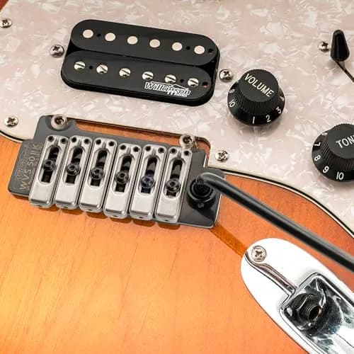 Musiclily Wilkinson WVS50IIK 52.5mm 2-Point Electric Guitar Tremolo Bridge, Black | Precision Steel Saddles & Full Assembly thumbnail 7