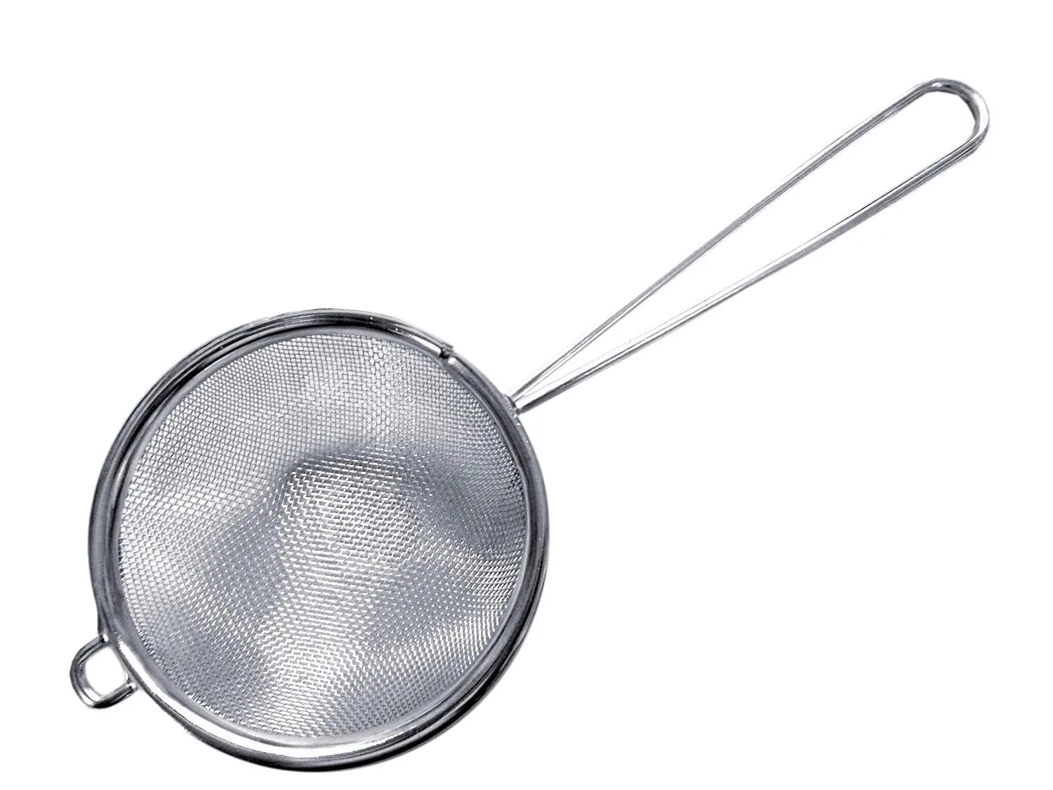 Cuisinox Fine Mesh Strainer, Stainless Steel with Handle, 3" x 8" | Premium Kitchen Filter - main product image