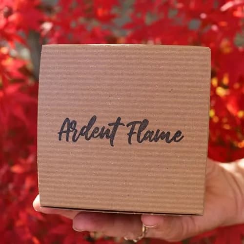 Ardent Flame Caramel Coffee Bean Candle | 8 oz | Highly Scented Soy Wax Home Decor thumbnail 2
