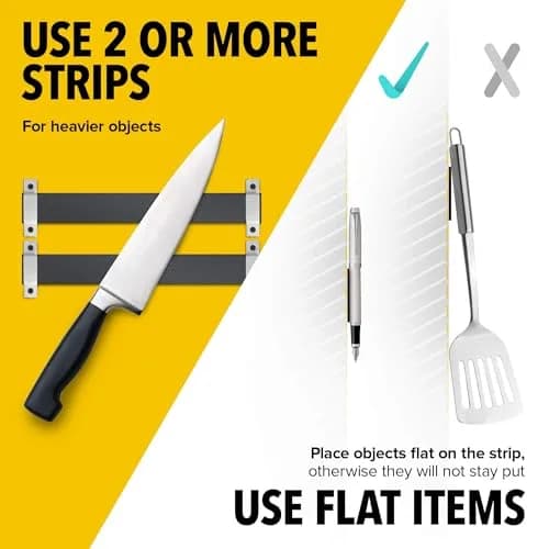 X-bet MAGNET Super Sticky Adhesive Magnetic Strips 12x1.5" | Flexible, Light-Duty Office & Craft Use thumbnail 5