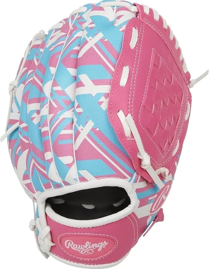 Rawlings Remix T-Ball & Youth Baseball Glove Right Hand Throw 9" (22.86 cm) Pink | Utility Glove for Ages 3-5 thumbnail 7