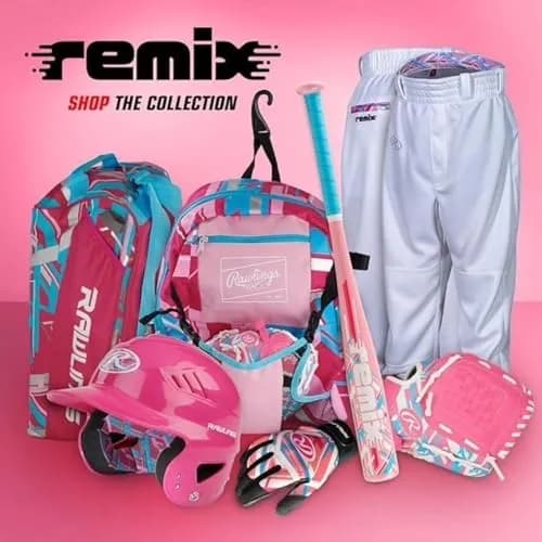Rawlings Remix T-Ball & Youth Baseball Glove Right Hand Throw 9" (22.86 cm) Pink | Utility Glove for Ages 3-5 thumbnail 12