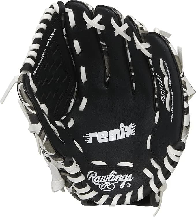 Rawlings Remix T-Ball & Youth Baseball Glove Left Hand Throw 9" (22.86 cm) | Utility Glove for Ages 3-5 thumbnail 5