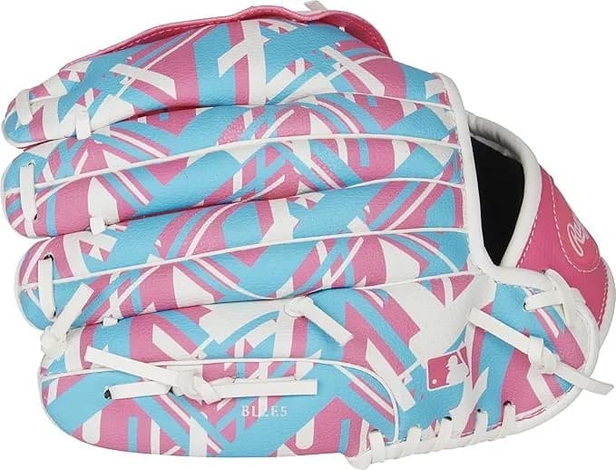 Rawlings Remix T-Ball & Youth Baseball Glove Left Hand Throw 9" (23cm) Pink | Utility Glove for Ages 3-5 thumbnail 10
