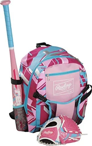 Rawlings Remix T-Ball & Youth Baseball Glove Left Hand Throw 9" (23cm) Pink | Utility Glove for Ages 3-5 thumbnail 6