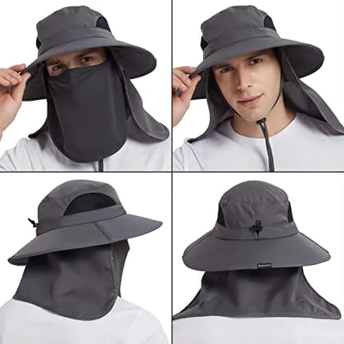 EINSKEY Wide Brim Sun Bucket Hat Waterproof UPF 50+ | Unisex Outdoor Sun Protection (70-120 chars) thumbnail 8