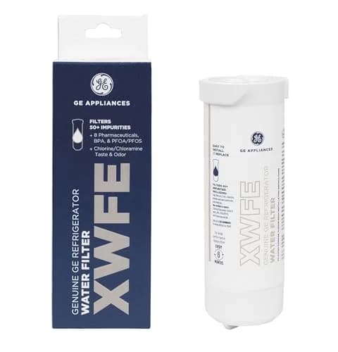 GE XWFE Refrigerator Water Filter 1.8x1.8x9.8 inches (4.6x4.6x24.9 cm) | Certified to Reduce Lead, Sulfur, and 50+ Impurities thumbnail 1