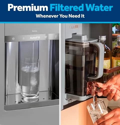 GE XWFE Refrigerator Water Filter 1.8x1.8x9.8 inches (4.6x4.6x24.9 cm) | Certified to Reduce Lead, Sulfur, and 50+ Impurities thumbnail 3