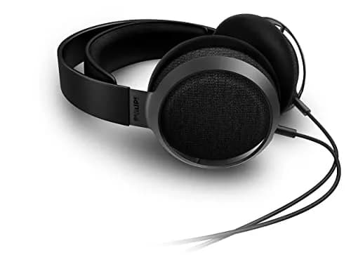 Philips Fidelio X3 Over Ear Headphones | Open-Back Studio Monitor, 50mm Diaphragms, Hi-Res Certified, Premium Leather, Wired thumbnail 3