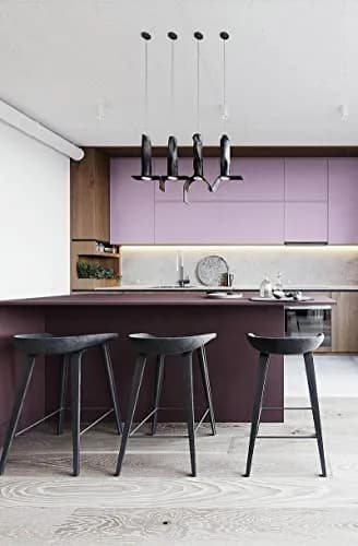 Dimoon Purple Peel and Stick Wallpaper 45.5cm (17.7") x 300cm (118") | Renter-Friendly Textured Vinyl Roll thumbnail 5