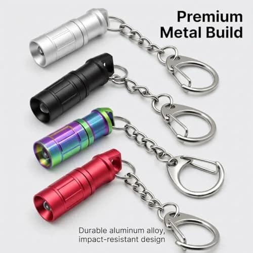 Nitefox e1 Micro Keychain Flashlight 3.3cm (1.3in) | World's Smallest EDC Light thumbnail 7
