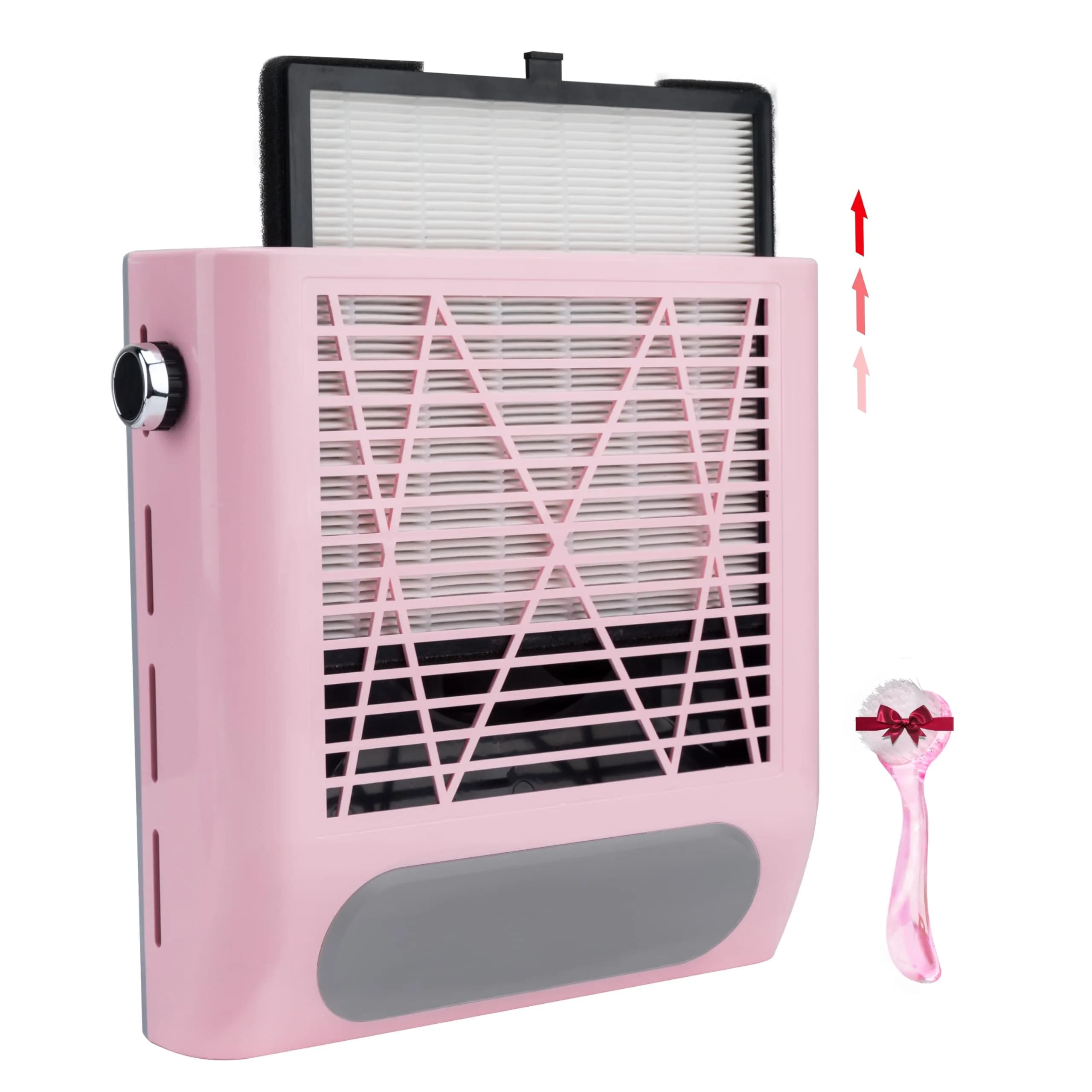 CoFashion Nail Dust Collector for Acrylic Nails 80W Adjustable Vacuum Machine | Powerful Dust Extraction for Manicure - main product image