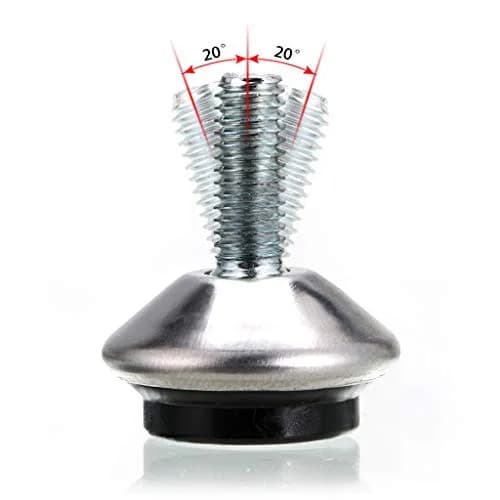 OwnMy M6 Adjustable Swivel Leveling Feet 12PCS Metal Adjustable Table Feet | Floor-Friendly & Adjustable thumbnail 3