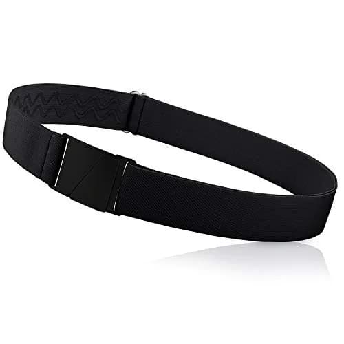 ONE-BELT No Show Invisible Elastic Belt for Women & Men 1.5 cm (1.5") Adjustable, Fits Waist up to 127 cm (50") | Flat Buckle, Hypoallergenic thumbnail 1