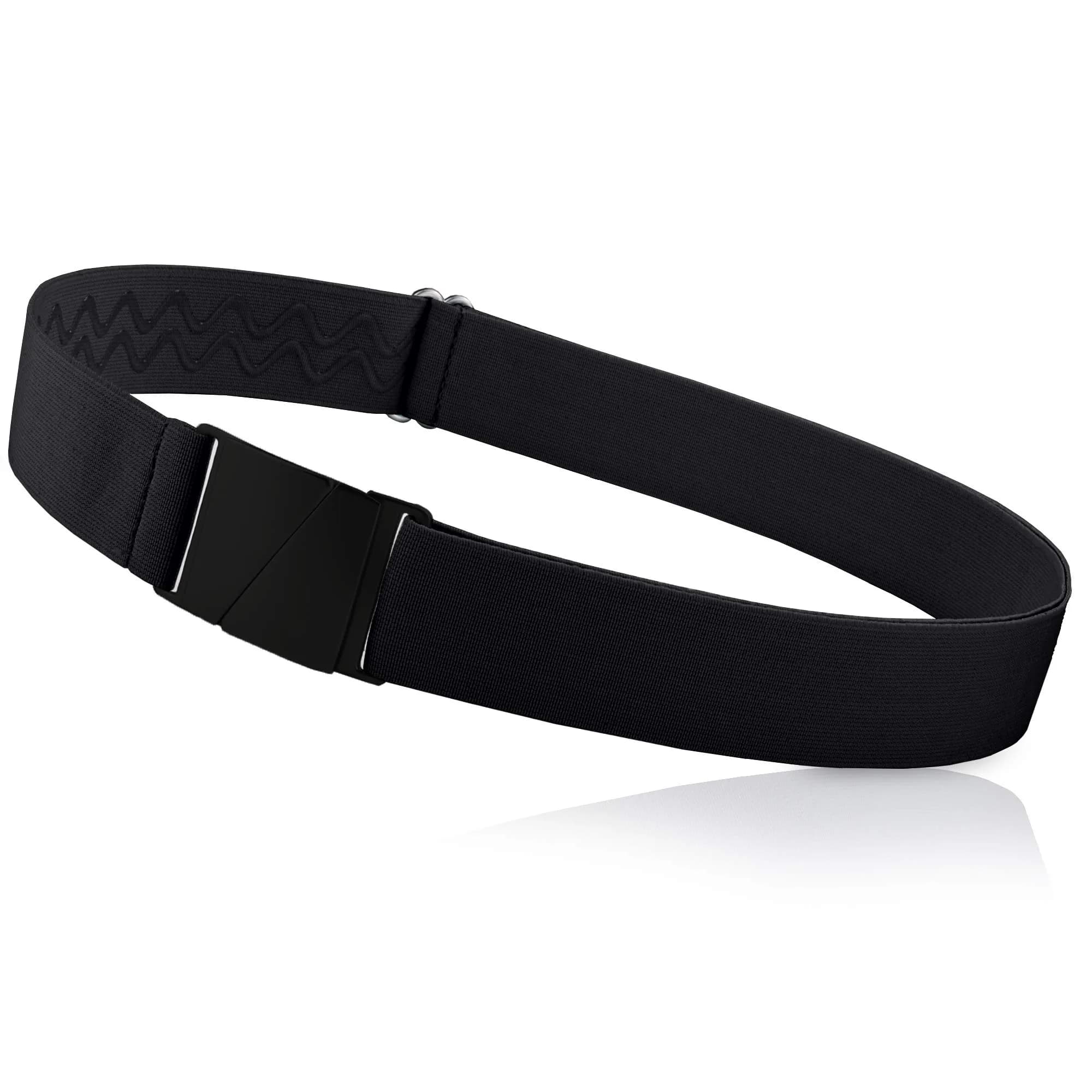 ONE-BELT No Show Invisible Elastic Belt for Women & Men 1.5 cm (1.5") Adjustable, Fits Waist up to 127 cm (50") | Flat Buckle, Hypoallergenic