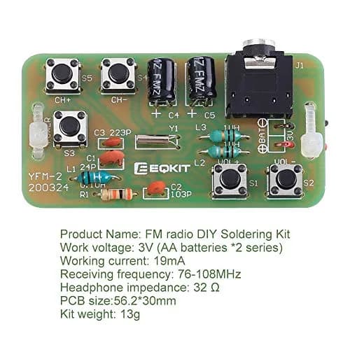 IS DIY Radio Kit 76-108MHz | Learn Soldering & Circuit Assembly for Adults & Students thumbnail 5